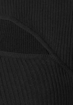 Pullover|LASCANA Stehkragenpullover Schwarz
