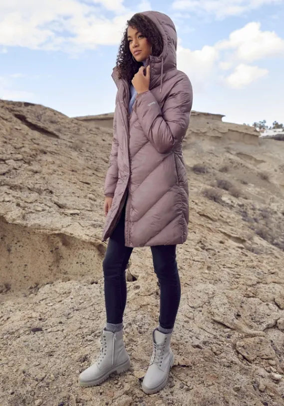 Jacken & Mantel|Bench. Steppmantel Mauve