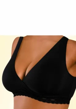 Bhs Ohne Bugel|petite fleur Still-Bh Weis+Schwarz