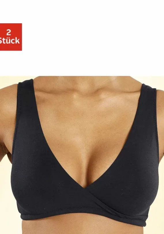 Bhs Ohne Bugel|petite fleur Still-Bh Weis+Schwarz