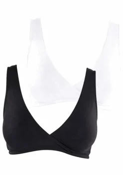 Bhs Ohne Bugel|petite fleur Still-Bh Weis+Schwarz