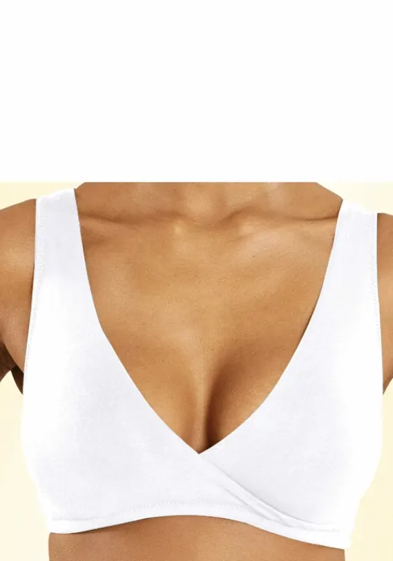 Bhs Ohne Bugel|petite fleur Still-Bh Weis+Schwarz