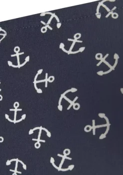 Kurze Kleider|Beachtime Strandkleid Marine-Weis