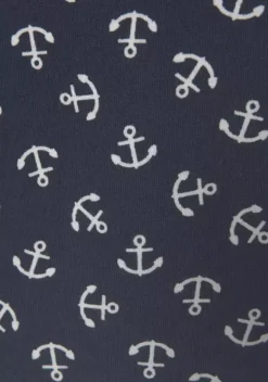 Kurze Kleider|Beachtime Strandkleid Marine-Weis