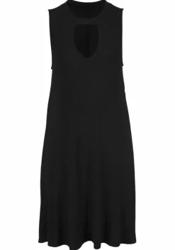 Kurze Kleider|Beachtime Strandkleid Schwarz