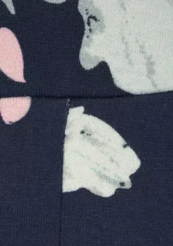 Kurze Kleider|Beachtime Strandkleid Blau-Geblumt