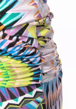 Kurze Kleider|Beachtime Strandkleid Multicolor-Bedruckt