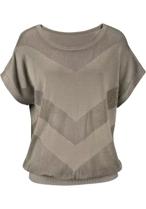 Pullover|LASCANA Strandpullover Khaki