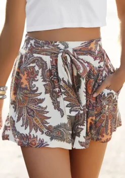 Strandmode|LASCANA Strandshorts Weis-Bedruckt