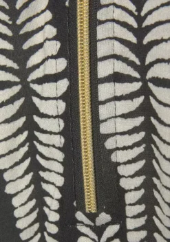 Strandmode|LASCANA Strandtop Schwarz-Sand-Bedruckt