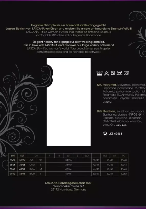 LASCANA Socken<Strapsstrumpfe
