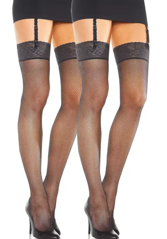 Socken|LASCANA Strapsstrumpfe Schwarz