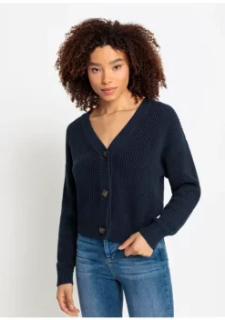Jacken & Mantel|LASCANA Strickjacke Marine