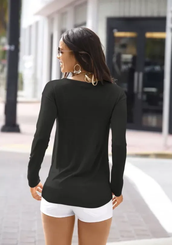 Pullover|LASCANA Strickpullover Schwarz