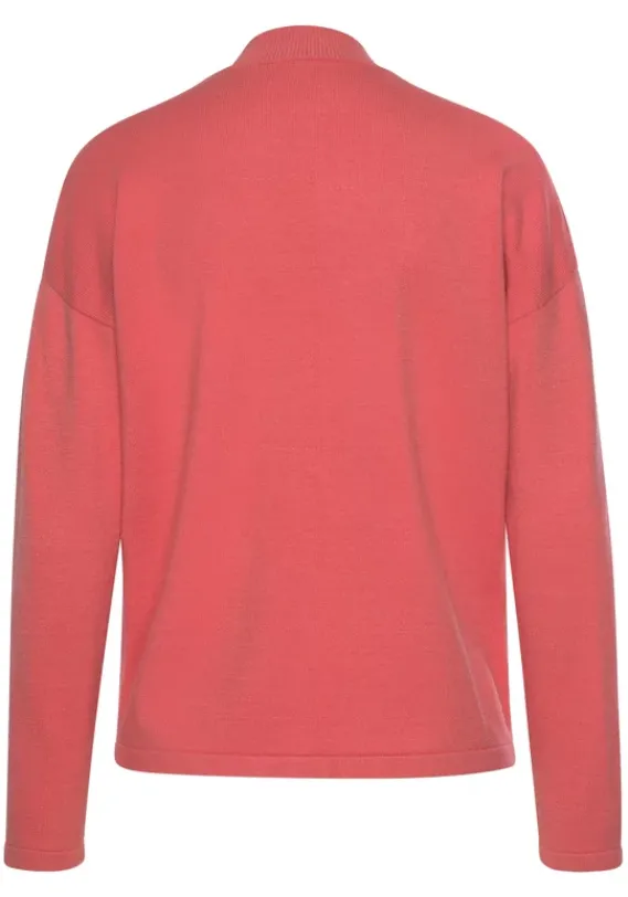Pullover|Vivance Strickpullover Koralle
