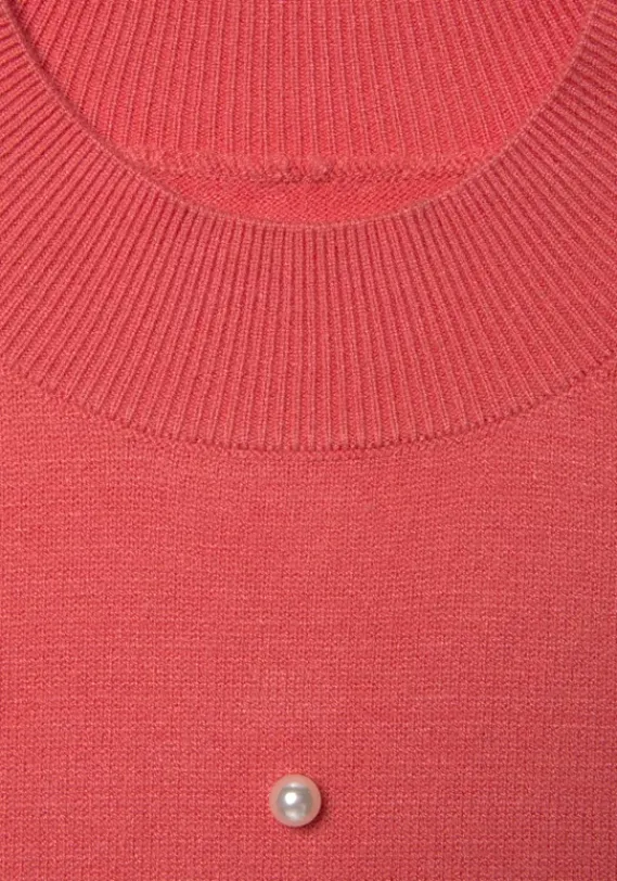 Pullover|Vivance Strickpullover Koralle