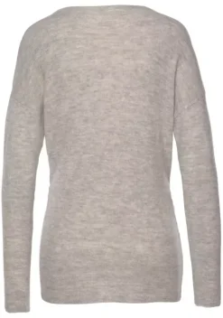 Pullover|LASCANA Strickpullover Beige-Meliert