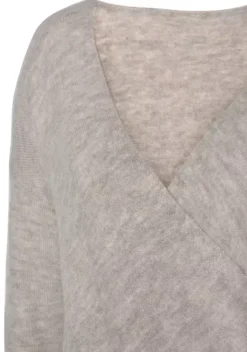 Pullover|LASCANA Strickpullover Beige-Meliert