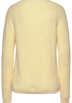 Pullover|LASCANA Strickpullover Sonnengelb
