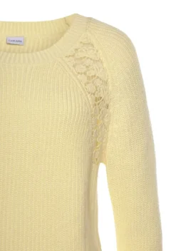 Pullover|LASCANA Strickpullover Sonnengelb