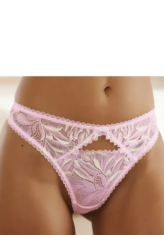 Dessous|LASCANA String Rose-Creme