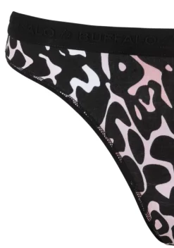 Nachhaltige Dessous & Wasche|Buffalo String Schwarz, Rosa