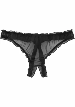 Strings|petite fleur gold String-Ouvert Schwarz