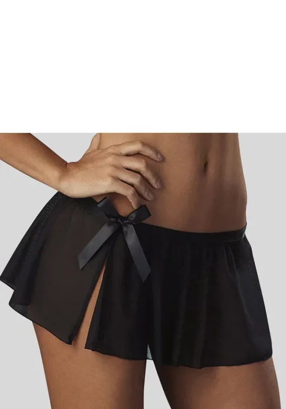 Strings|petite fleur gold Stringrock Schwarz