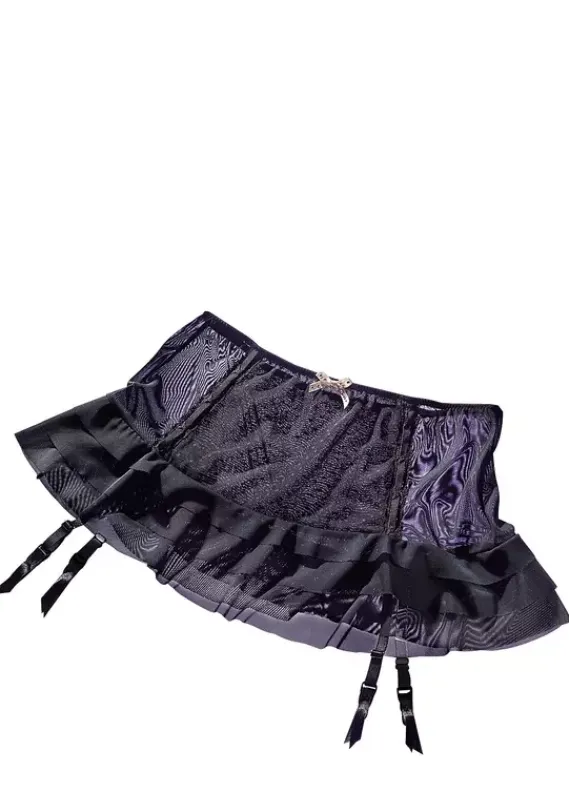 Strings|petite fleur gold Stringrock Schwarz