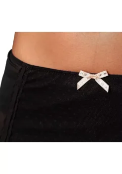 Strings|petite fleur gold Stringrock Schwarz