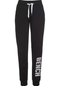 Lange Hosen|Bench. Sweathose Schwarz-Weis