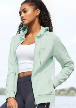 Jacken & Mantel|H.I.S Sweatjacke Hellmint