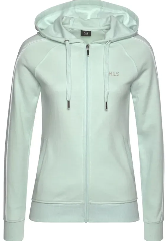 Jacken & Mantel|H.I.S Sweatjacke Hellmint