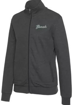 Jacken & Mantel|Bench. Sweatjacke Anthrazit-Melange