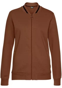 Jacken & Mantel|Buffalo Sweatjacke Caramel