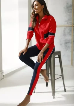 Jacken & Mantel|H.I.S Sweatjacke Red