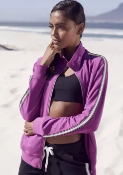 Jacken & Mantel|H.I.S Sweatjacke Beere