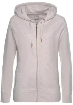 Jacken & Mantel|Bench. Sweatjacke Beige-Meliert