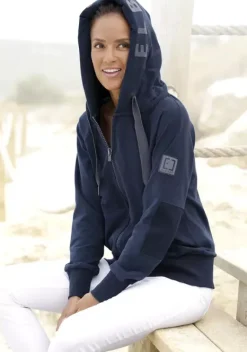 Jacken & Mantel|Elbsand Sweatjacke Marine