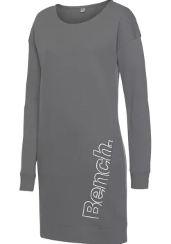 Strandkleider|Bench. Sweatkleid Stone-Weis