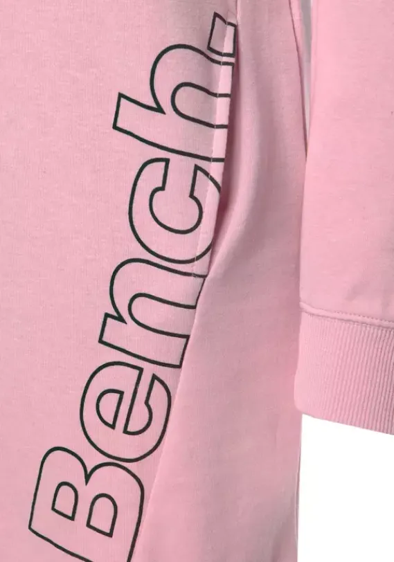 Strandkleider|Bench. Sweatkleid Rosa-Schwarz