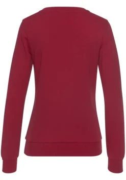 Damenshirts|H.I.S Sweatshirt Rot
