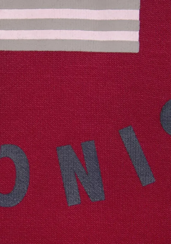 Damenshirts|H.I.S Sweatshirt Rot