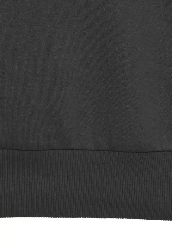 Damenshirts|H.I.S Sweatshirt Anthrazit-Rosa-Weis