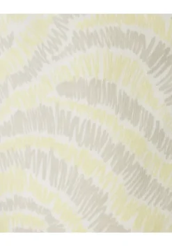 Damenshirts|LASCANA Sweatshirt Hellgelb-Hellgrau-Gemustert