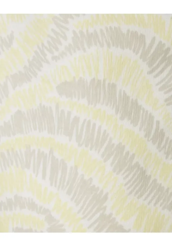 Damenshirts|LASCANA Sweatshirt Hellgelb-Hellgrau-Gemustert