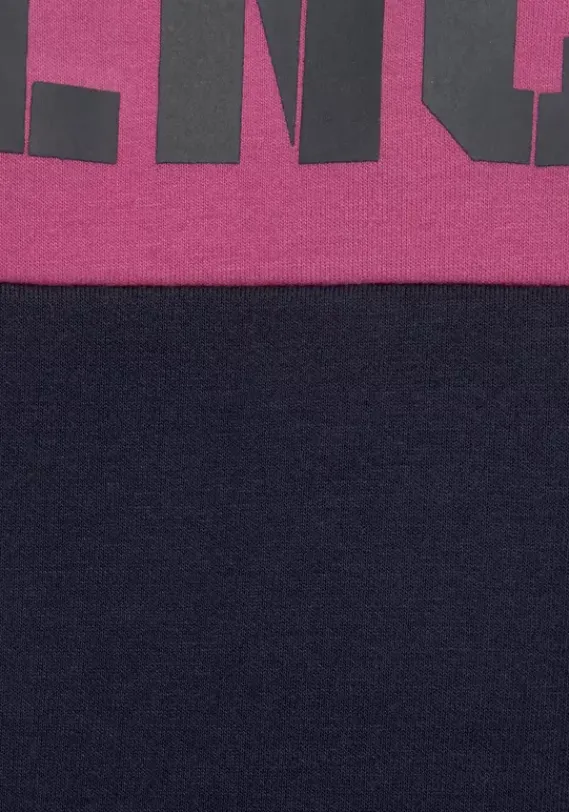 Damenshirts|Bench. Sweatshirt Navy-Pink