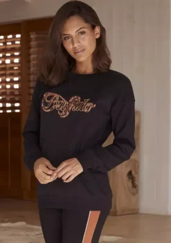 Damenshirts|Buffalo Sweatshirt Schwarz