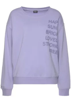 Damenshirts|Buffalo Sweatshirt Lavendel