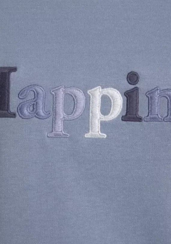 Damenshirts|H.I.S Sweatshirt Blue